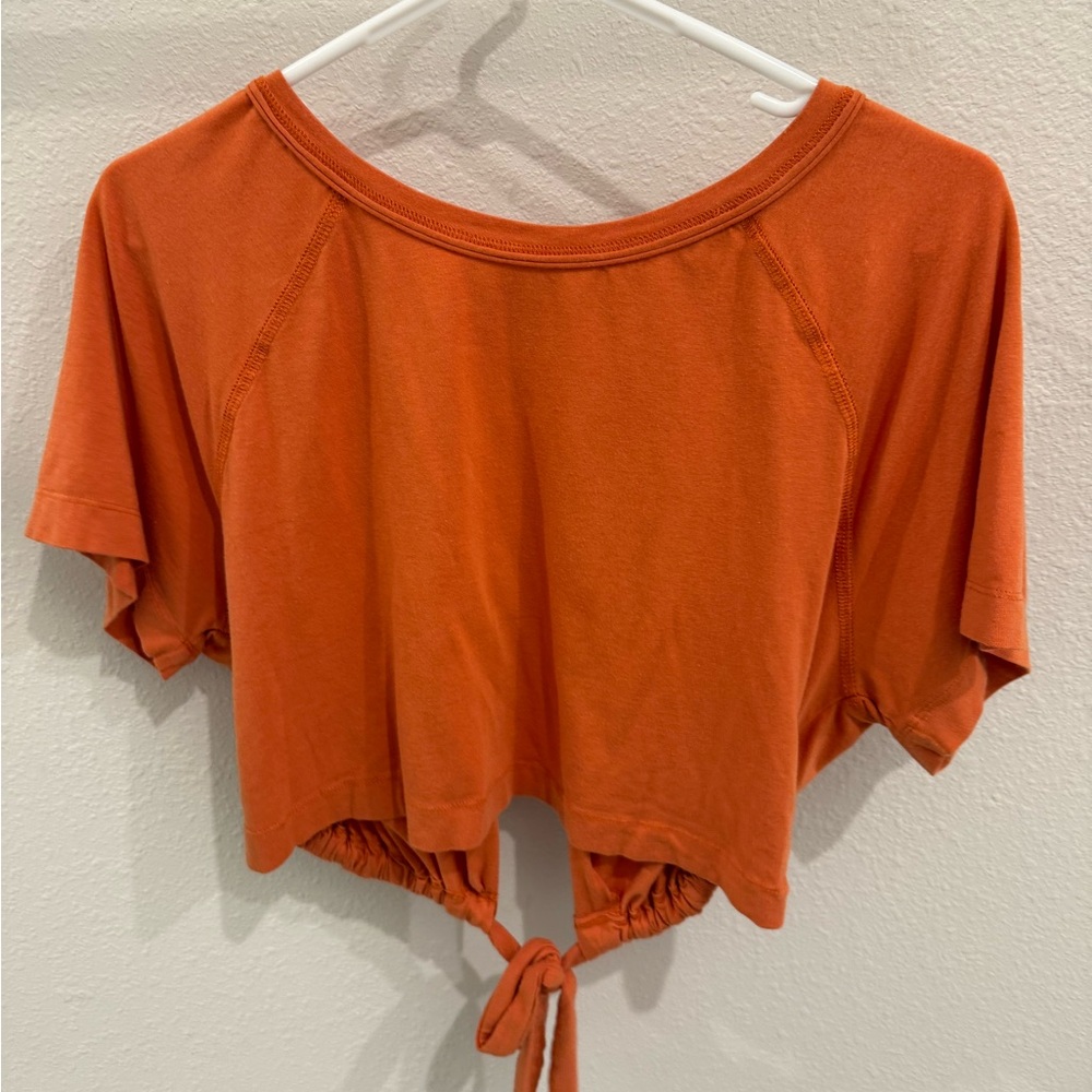Orange Women's Crop Top